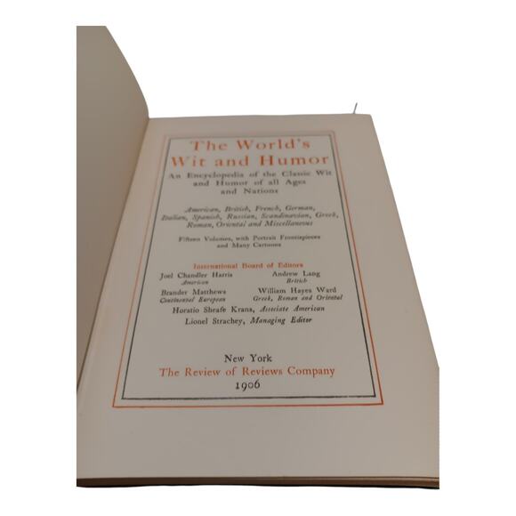 The World's Wit and Humor Complete‎ 15 Volume Set Hardcover Books - Picture 4 of 4